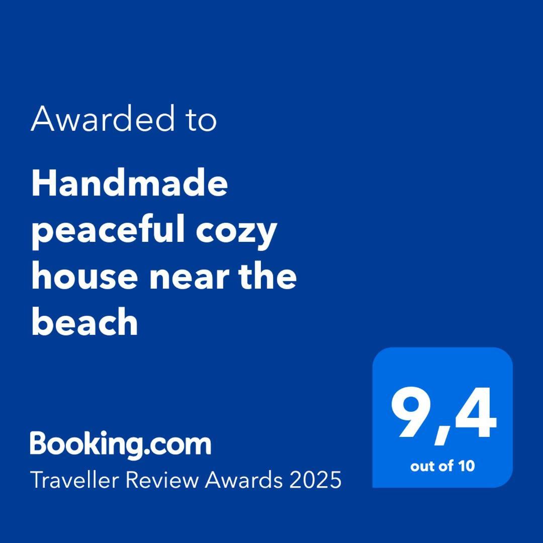 Handmade Peaceful Cozy House Near The Beach Nea Kallikrateia Eksteriør bilde